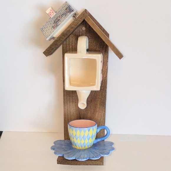 Other - Rustic Wooden Handcrafted Bird Feeder The Door Is Always Open